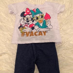 Disney Minnie and Daisy Vacay Shirt and Shorts